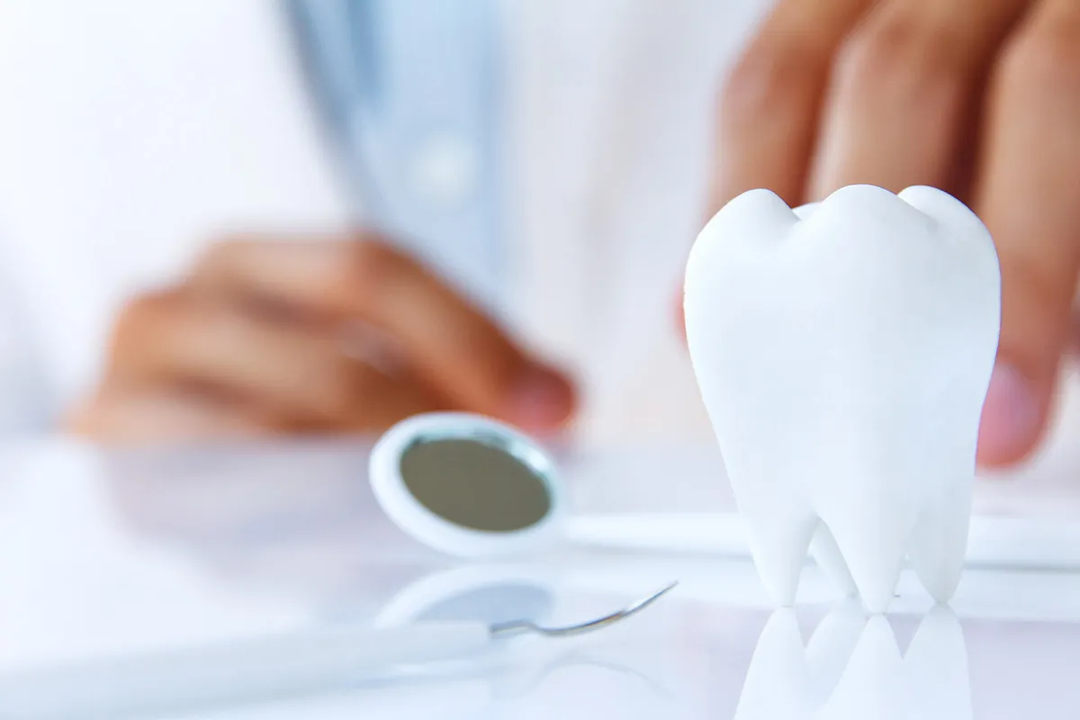 Patient reviewing dental specials at Lava Dental in Houston, TX